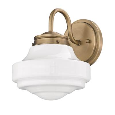 Golden Lighting Ingalls 1-Light Wall Sconce in Modern Brass