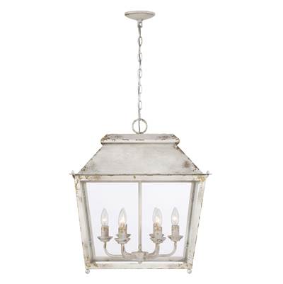 Golden Lighting Abingdon 6-Light Pendant in Antique Ivory