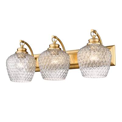 Golden Lighting Adeline 3-Light Vanity in Modern Brushed Gold