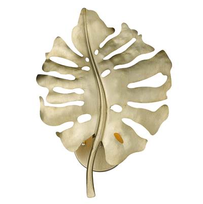 Golden Lighting Aruba 1-Light Wall Sconce in White Gold