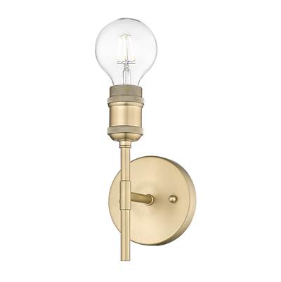 Golden Lighting Wry Lighting Axel Wall Sconce - 1-Light in Brushed Champagne Brass