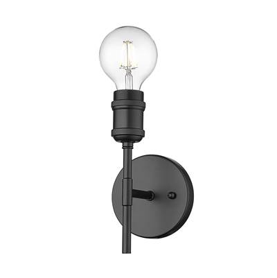 Golden Lighting Wry Lighting Axel Wall Sconce - 1-Light in Matte Black