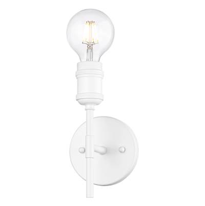 Golden Lighting Wry Lighting Axel Wall Sconce - 1-Light in Matte White