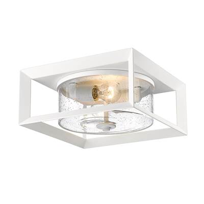 Golden Lighting Smyth 2 Light Outdoor Ceiling Fixture in Natural White