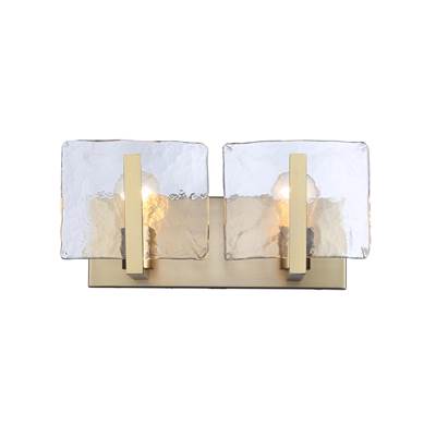Golden Lighting Aenon Two-Light Vanity in Brushed Champagne Brass