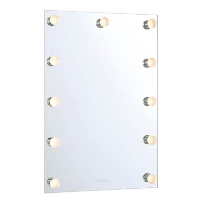 Golden Lighting Starlight 24" LED Mirror - Globe Diffusers in Matte White