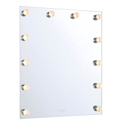 Golden Lighting Starlight 30" LED Mirror - Globe Diffusers in Matte White