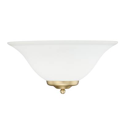 Golden Lighting Bella 1-Light Wall Sconce in Brushed Champagne Brass