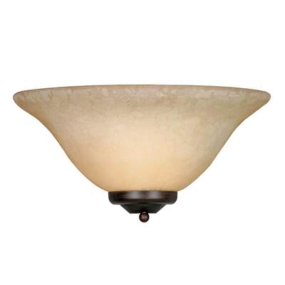 Golden Lighting Bella 1-Light Wall Sconce in Rubbed Bronze