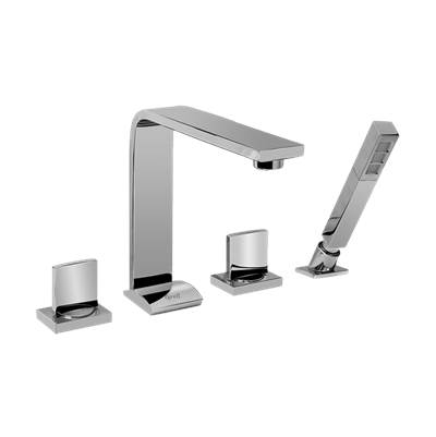 Graff Targa Roman Tub Set in Unfinished Brass