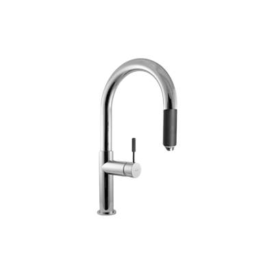 Graff Perfeque Pull-Down Kitchen Faucet in Brushed Brass Pvd