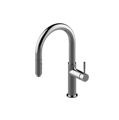 Graff Perfeque Pull-Down Kitchen Faucet in Vintage Brushed Brass