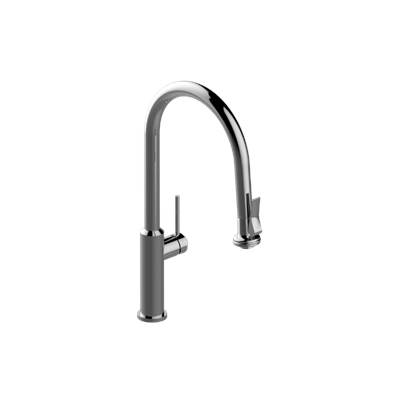 Graff M.E. Pull-Down Kitchen Faucet with Chef's Pro Sprayer in Unfinished Brass