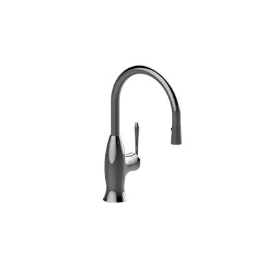 Graff Bollero Pull-Down Kitchen Faucet in Vintage Brushed Brass