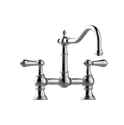 Graff Adley Bridge Kitchen Faucet in Unfinished Brushed Brass