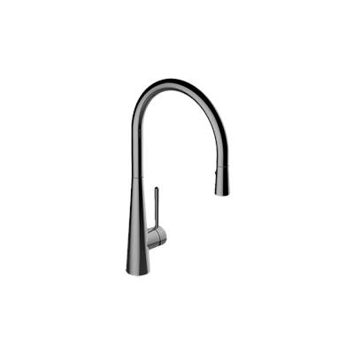 Graff Conical Pull-Down Kitchen Faucet in Unfinished Brass