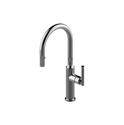 Graff Harley Pull Down Bar Faucet in 24k Brushed Gold Plated
