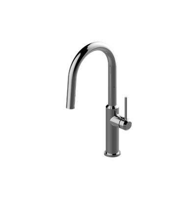 Graff M.E. Pull-Down Bar Faucet with Chef's Pro Sprayer in Brushed Brass PVD