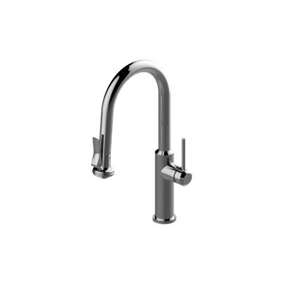 Graff M.E. Pull Down Bar Faucet - Chef's Pro Sprayer in Brushed Brass PVD