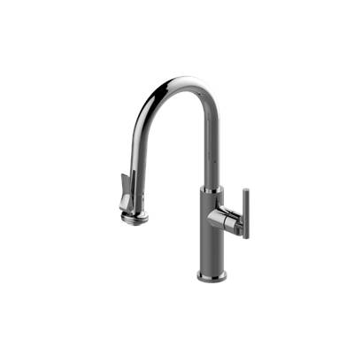 Graff Sospiro Pull-Down Bar Faucet - Chef's Pro Sprayer in 24k Brushed Gold Plated