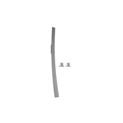 Graff Luna Wall-Mounted Tub Filler - Deck-Mounted Handles - Handshower Set in Brushed Brass PVD