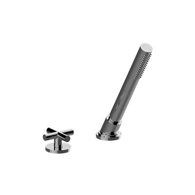 Graff M.E. Deck Mount Handshower & Diverter Set - Trim in Brushed Onyx Pvd