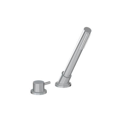 Graff M.E. Deck-Mounted Hand Shower and Diverter Set in Brushed Onyx Pvd