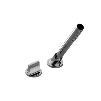 Graff Sento Deck-Mounted Hand Shower and Diverter Set in Brushed Onyx Pvd