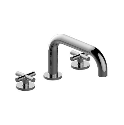 Graff Terra Roman Tub Set with Hand Shower - Trim Only in Unfinished Brass