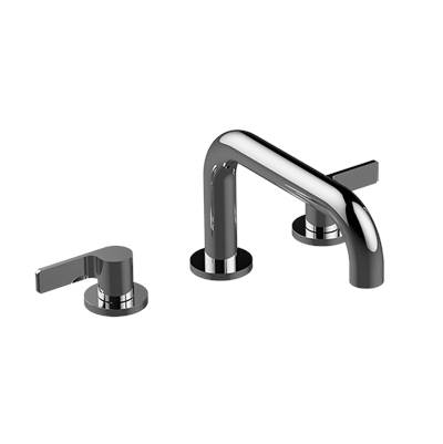 Graff Terra Roman Tub Set with Hand Shower - Trim Only in Unfinished Brass