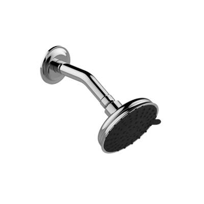 Graff Various Transitional Fixed Shower Head with Arm in 24k Gold Plated
