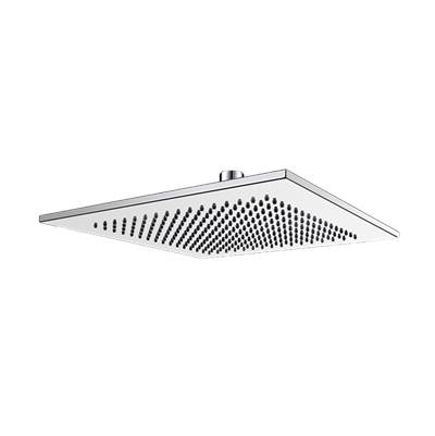Graff 10" Square Brass Showerhead in Unfinished Brass