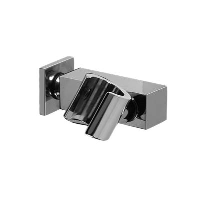 Graff Various Contemporary Square Wall Bracket for Handshower in Brushed Onyx Pvd