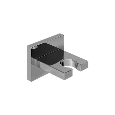 Graff Various Contemporary Square Wall Bracket for Handshower in Brushed Onyx Pvd
