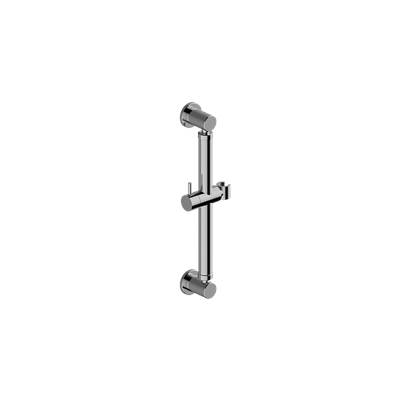 Graff Various Round Grab Bar - 16" - Handshower Holder in Brushed Onyx Pvd
