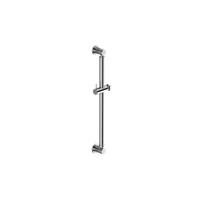 Graff Harley Round Grab Bar - 24'' - Handshower Holder in Brushed Onyx PVD