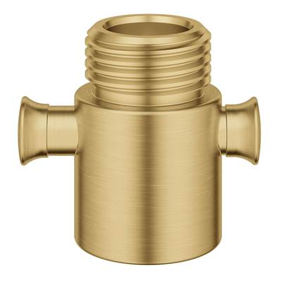 Grohe Volume Control for Shower Heads and Hand Showers in Brushed Cool Sunrise