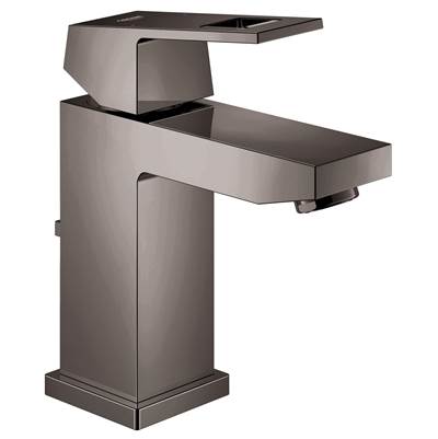 Grohe Eurocube Single Hole Bathroom Faucet - Single Handle - S-Size - 1.2 GPM in Hard Graphite