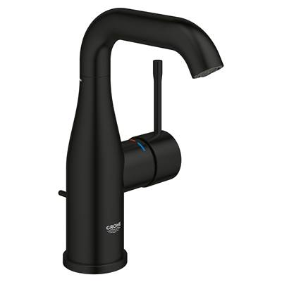 Grohe Essence New Single-Handle Centerset Bathroom Sink Faucet - 1.2 GPM in Matte Black