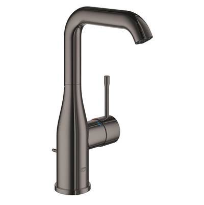 Grohe Essence New Single Hole Bathroom Faucet - Single Handle - L-Size - 1.2 GPM in Hard Graphite