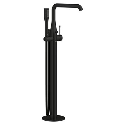 Grohe Essence New Single-Handle Freestanding Tub Faucet - 1.75 GPM Hand Shower in Matte Black