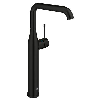 Grohe Essence New Single-Handle Deck Mount Vessel Sink Faucet - 1.2 GPM in Matte Black