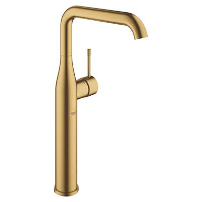Grohe Essence New Vessel Sink Faucet - Single-Hole Single-Handle Deck Mount - 1.2 GPM in Brushed Cool Sunrise