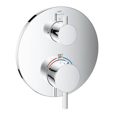 Grohe Atrio New Dual Function 2-Handle Shower Trim in Chrome