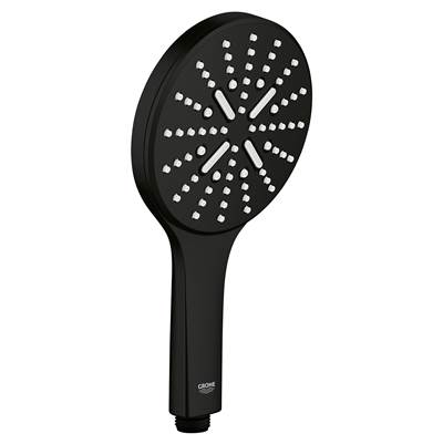 Grohe Rainshower Hand Shower - 3-Spray - 1.75 GPM in Matte Black