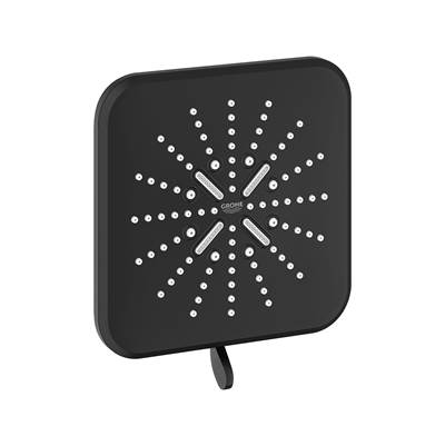 Grohe Rainshower Shower Head - 6-1/2" - 3-Spray - 1.75 GPM in Matte Black