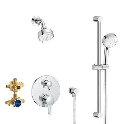Grohe Cosmopolitan Pressure Balance Valve Trim - Shower in Chrome