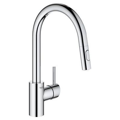 Grohe Concetto Pull-Down Kitchen Faucet - Single Handle - Dual Spray - 1.75 GPM in Chrome
