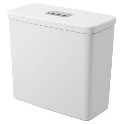 Grohe Eurocube 1.28/1.0 GPF Dual Flush Toilet Tank Only in Alpine White
