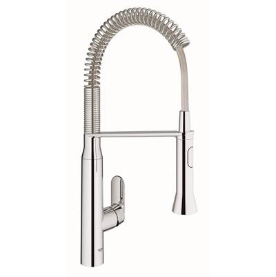 Grohe K7 Medium Single-Handle Semi-Pro Dual Spray Kitchen Faucet - 1.75 GPM in Chrome